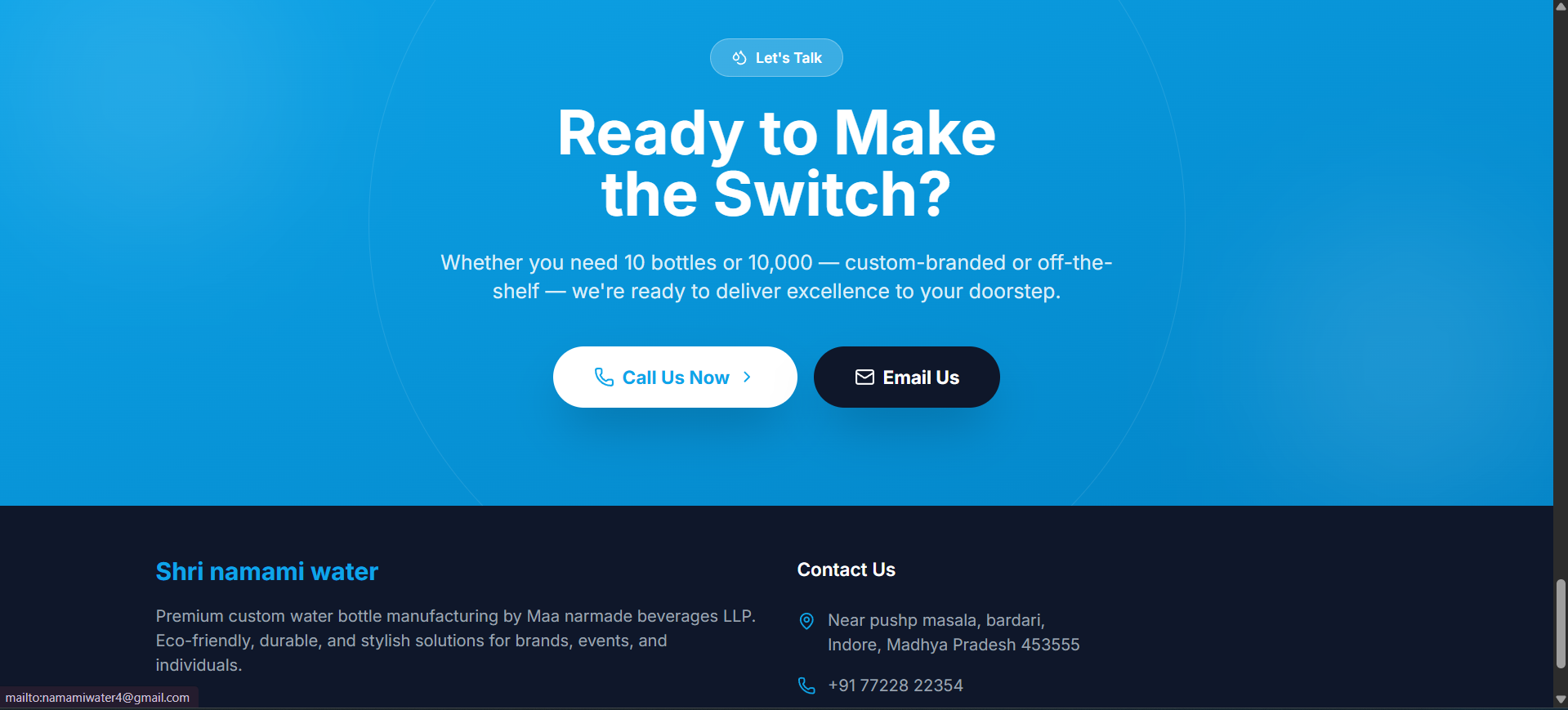 Namami Water Platform